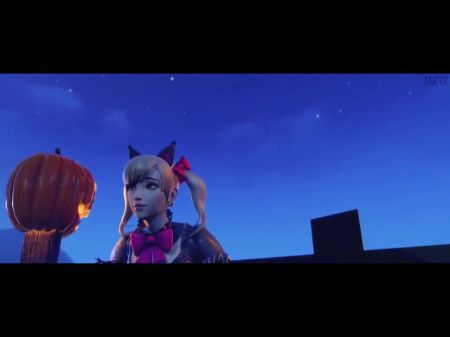 Black Cat D.Va ficou preso e fodido Overvatch SFM Blender Animation with Sound 