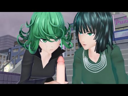 Un golpe de puñetazo Tatsumaki y Fubuki quieren tener un trío Pov Hentai 