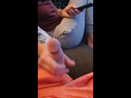 Step Step-sister Plays With My Man-meat - Mum Almost Caught Us