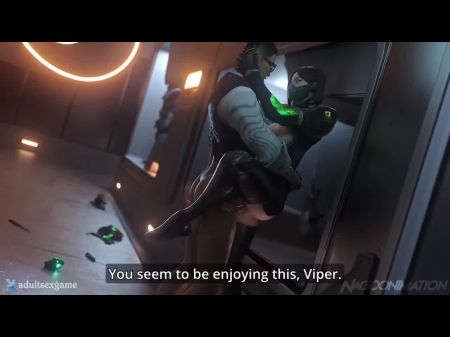 Chamber Invited Viper Out Cartoon (nagoonimation) [valorant]