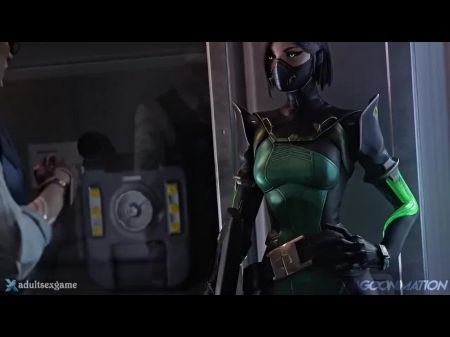 Chamber Invited Viper Out Toon (nagoonimation) [valorant]