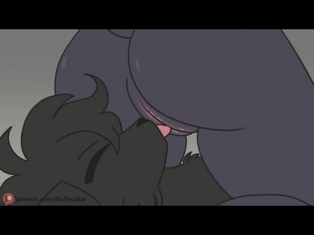 Halloween Threesome 2 (animación hentai peluda) 