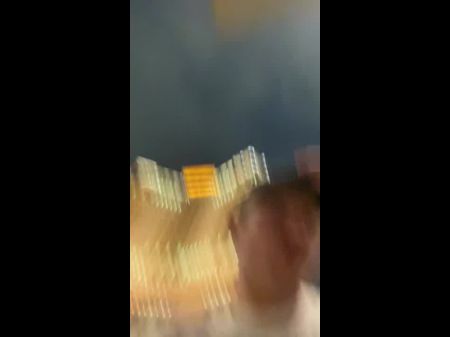 Praying For Jizz On The Las Vegas Unwrap While People Walk By