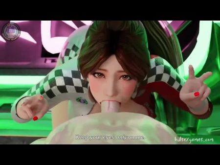 Mai Shiranui Racing Queen Blowjob Style (Maiden Masher) The King of Fighters 