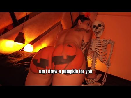 He Fucks My Pumpkin Bum Until He Comes In The Halloween Space