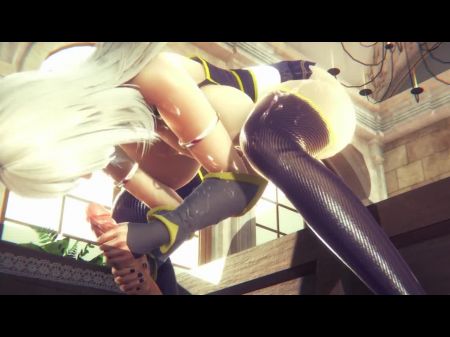 英雄联盟阿什（Ashe）对她的奴隶（3D色情60 fps）发现了很好的用处