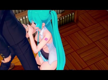 College Girl Miku Likes Man Meat {コイカツ ! /3d Hentai}