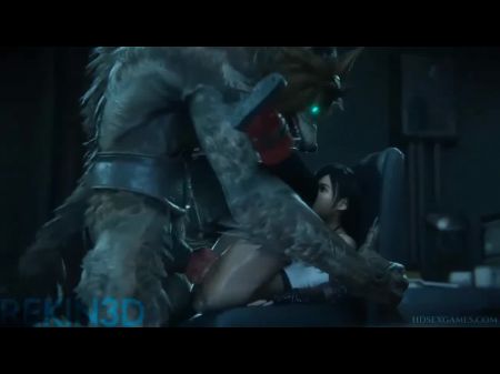 Tifa Gets Banged By A Werewolf