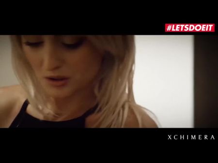 Naughty Blonde Katy Rose verführt ihren Geliebten für romantische Sex 