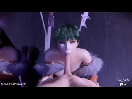 Morrigan Aensland Fellatio 3d Uncensored