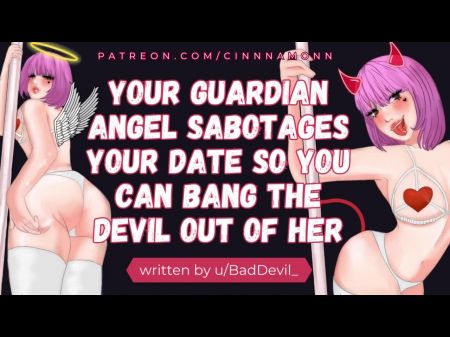 Pummeling Your Guardian Angel And Demon Asmr Glamour Audio Roleplay Dt Deep Throat