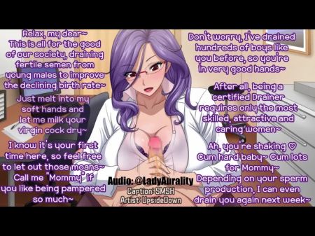 Hentai Caption Audio - Seed Donation - Mom Wanks Your Spunk-pump - Female Aurality Gwa Glamour Audio