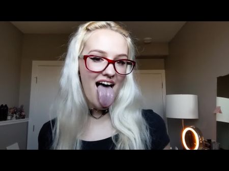 Oral Fixation: Long Tongue , Finger Blowing Cock , Slobber Have Fun