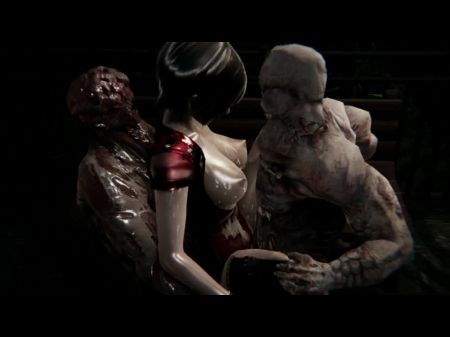 Resident Evil - Ada Wong Group Sex (bj , Rear End , Riding , Piledriver , Dp , Cumshots)