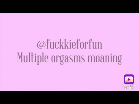 Многочисленные оргазмы стоны звука 