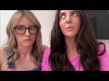 Nerdy Little Step Sis Attempts Intercourse - Melody Marks & Theodora Day - Perfect Gf -