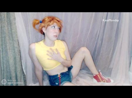 Misty (pokemon Cosplay) Discovers Her First Orgasms