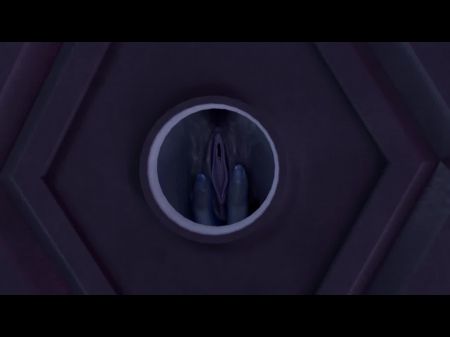 Mass Effect - Liara Gets A Humungous Penis At The Gloryhole [blender] (with Sound)