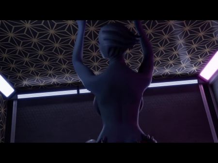Mass Effect - Liara Gets A Thick Schlong At The Gloryhole [blender] (with Sound)