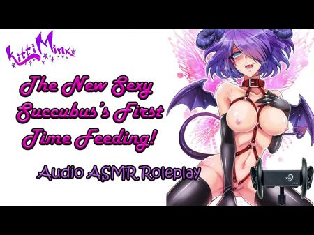 Asmr - Fresh Luxurious Succubus Very First Time Feeding ! Audio Roleplay