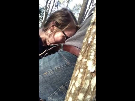 Rapid Oral Job In The Forest - Hiking Break ! -