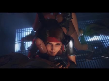 3d -zusammenstellung: Final Fantasy Tifa Anal Ficked Cowgirl Dick Ride Jessie Dreier Unzensierte Hentai 