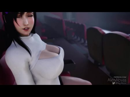 TIFA GOUTFUCK GOTRATPIE em um cinema público 