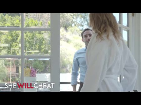 Fair Haired Wife Tiffany Watson Betrays Her Spouse With His Assistant