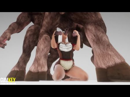 Dame With Gigantic Boobs Breeds Monsters Gigantic Manmeat Monster 3d Porn Wild Life