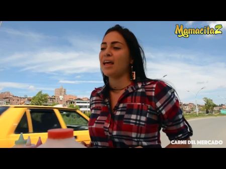 Andrea Gaviria Big Booty Latina Colombiana Teen Toma Enorme Polla En Su Apretado Coño 