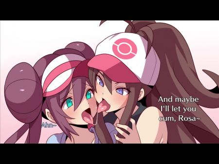 Rosa And Hilda Drain Your "pokeballs" Remaster ! (hentai Joi) (pokemon , 6 Jizm Points ! )