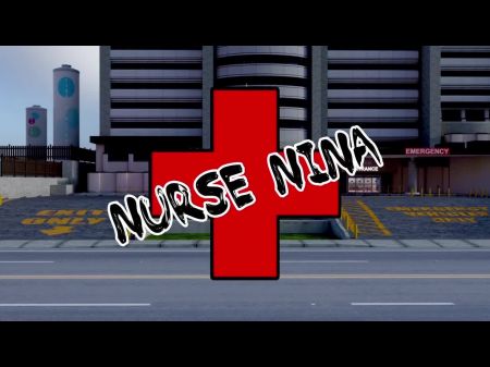 Krankenschwester Nina hilft ihren futanari -Patienten ina 3D -Animation 