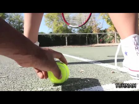 Pawg Outdoor Tennis Lessons Turn In A Cootchie Masturbation