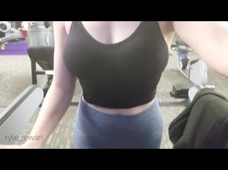 Nubile Showcases In Audience Gym To Get Guy