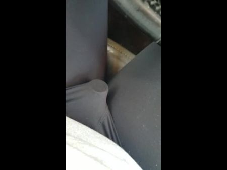 Driving Around , Massager In Leggings , Getting Off !