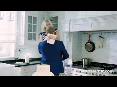 Brittany Bardot , Cougar Shagged In The Kitchen