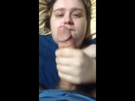 Phat Cuck Launches Ropes Of Cum On Cute Glad Face