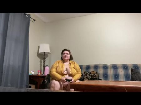Ssbbw Gets Bored And Screws Her Self After Movie Games