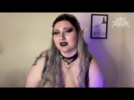 Chubby Elf Goddess Takes Werewolf Knot - Nerdy All Natural Plus Sized Woman Role Play With Make Love Machine