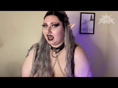 Obese Elf Queen Takes Werewolf Node - Nerdy All Natural Big Beautiful Woman Role Play With Shag Machine