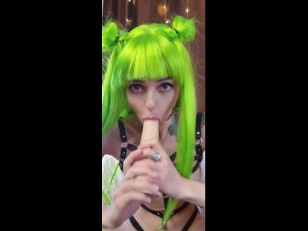 Anime Gal Bjs Penis And Plays With A Very Moist Cooch Camgirl Chaturbate Oral Pleasure Ahegao Climax