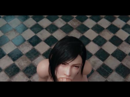 Tifa Lockhart Strong Screwed In Public Toilet 3d Uncensored Hentai