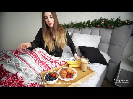 Christmas Breakfast For A Mega-bitch Stepsister -