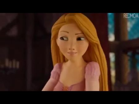 Disney Rapunzel Gives Nosey First-ever Time Blowjob And Loves It !