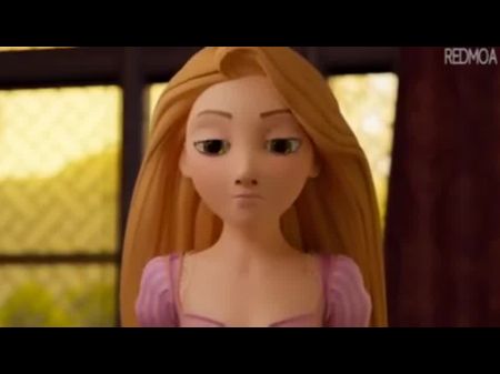 Disney Rapunzel Gives Nosey First Time Oral Pleasure And Luvs It !