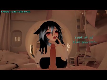 Your Wild Catgirl Maid Makes You Cum~❤️ [joi , Pov , Vrchat Erp , Jack Off Compete , Fap Hero]