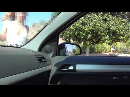 Tinder Date Bringt Mich Dazu, Im Auto Eine Minute Heiße Sexy Video Hub Zu Fahren 