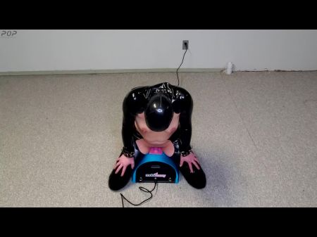 Motorbunny Restrain Bondage - Splendid Slave Damsel Clothed In Spandex Rails A Sybian Saddle Like Fuck Machine In Restrain Bondage