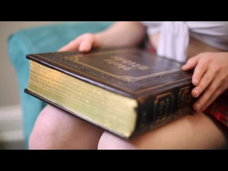 Epic Student Fuckpole Stomp On Bible , Footjob , Then Money-shot
