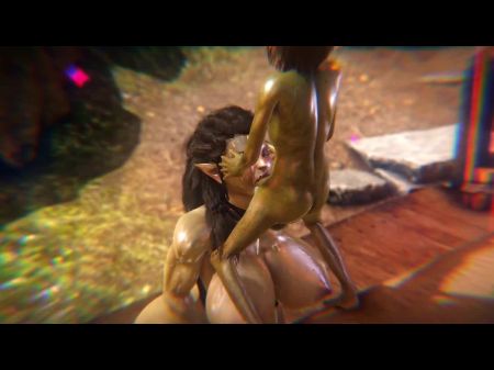 Pixie Loses Her Innocence To A Immense Dick Goblin (3d)